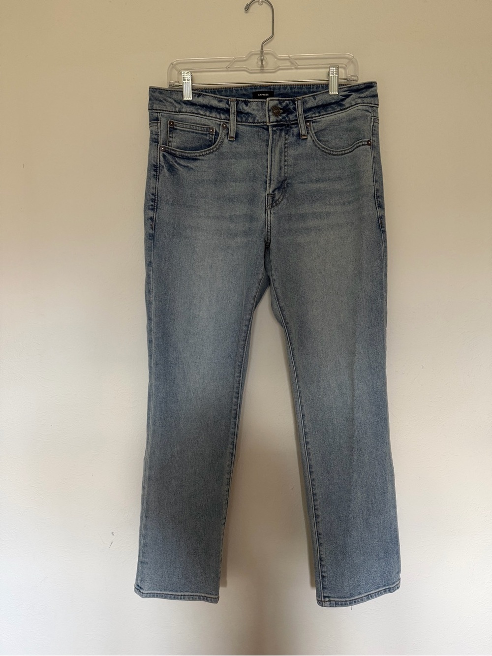 Express Light Blue Straight Men’s Jeans 31 x 30 - Picture 5 of 6